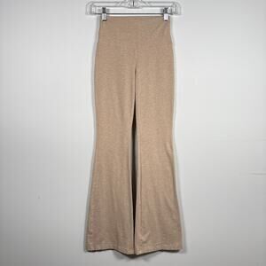 Aritzia TNA Neutral Chill Atmosphere Flare High Rise Kick Flare Leggings